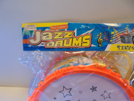 kinder trommel Jazz Drums afm 20 x 10 cm prijs per stuk