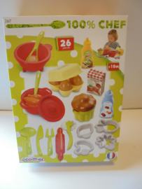 100% Chef doos speel keuken artikelen prijs per doos