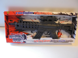 Freedom Fighters ratel gun met licht en geluid afm 44x20 cm prijs per stuk