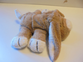 pluche fluffy hond 20 x 22 cm prijs per stuk