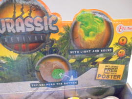 Dino ei jurassic revival met licht en geluid prijs per display a 12 stuks