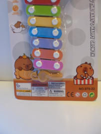 music capybara xylofoon 28x16 cm prijs per stuk