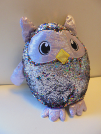 dia 8 pluche glitter Uil 40 cm prijs per stuk