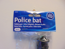speelgoed politie knuppel zwart met piep geluid 34 cm prijs per stuk
