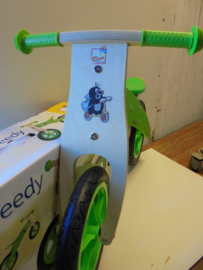 De mol loop fiets Speedy 80 x 55  cm zit hoogte 38 cm  prijs per stuk