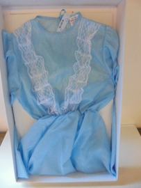 Funny Fashion prinsessen jurk blauw prijs per stuk