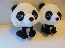 pluche big Headz panda 22 cm prijs per stuk