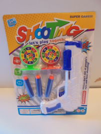 Shooting Lets play pijl gun 29x21 cm prijs per stuk