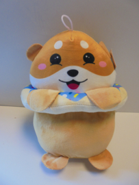 pluche hamster met zwem band 28 cm prijs per stuk