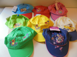 assortie kinder baseball caps 2-5 jaar maat 49-50 prijs per stuk