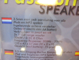 Passport 1 Speaker afm 14x12 cm prijs per stuk