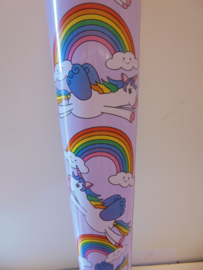 opblaas knuppel eenhoorn 80 cm 2 kleur prijs per stuk