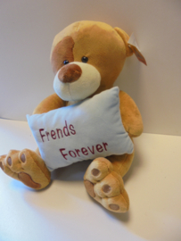 pluche beer frends forever blauw 40 cm prijs per stuk