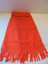oranje sjaal afm 115 x 18 cm prijs per stuk