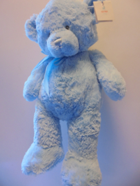 pluche mijn eerste teddy blauw 50 cm prijs per stuk