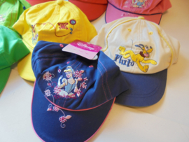 assortie kinder baseball caps 2-5 jaar maat 49-50 prijs per stuk