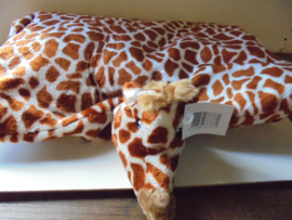 pluche kinder knuffel speel kussen giraf afm 65x55 cm prijs per stuk