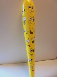 opblaas knuppel Smile  80 cm assorti kleur prijs per stuk