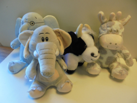 pluche mix set B3 -4 stuks 30 cm prijs per set a 4 stuks