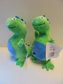 pluche sunkid Dino groen 27 cm prijs per stuk