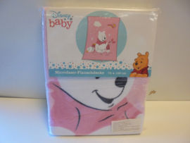Winnie the pooh deken 75x100 cm met licentie prijs per stuk