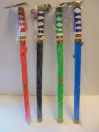 Ninja zwaard  mix  kleur 65 cm prijs per stuk
