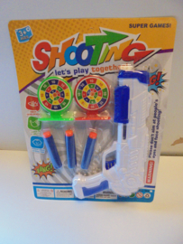 Shooting Lets play pijl gun 29x21 cm prijs per stuk