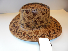 Cowboy hoed bruin  afm 36x28 cm prijs per stuk