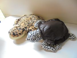 pluche schildpad set A15- 2 stuks 36 cm prijs per set a 2 stuks