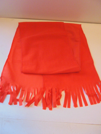 oranje sjaal afm 115 x 18 cm prijs per stuk