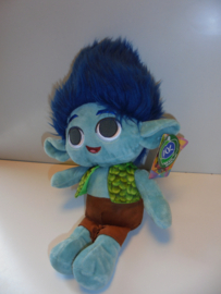 wl pluche trol blauw 37 cm prijs per stuk
