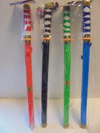 Ninja zwaard  mix  kleur 65 cm prijs per stuk