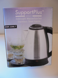 Support plus Edelstahl Waterkoker 1800 wat prijs per stuk