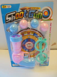 Shoot bal gun meisje 25x17 cm prijs per stuk