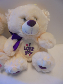 Pluche beer Ilove you 30 cm prijs per stuk