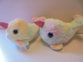pluche unicorn 23 x 18 cm prijs per stuk