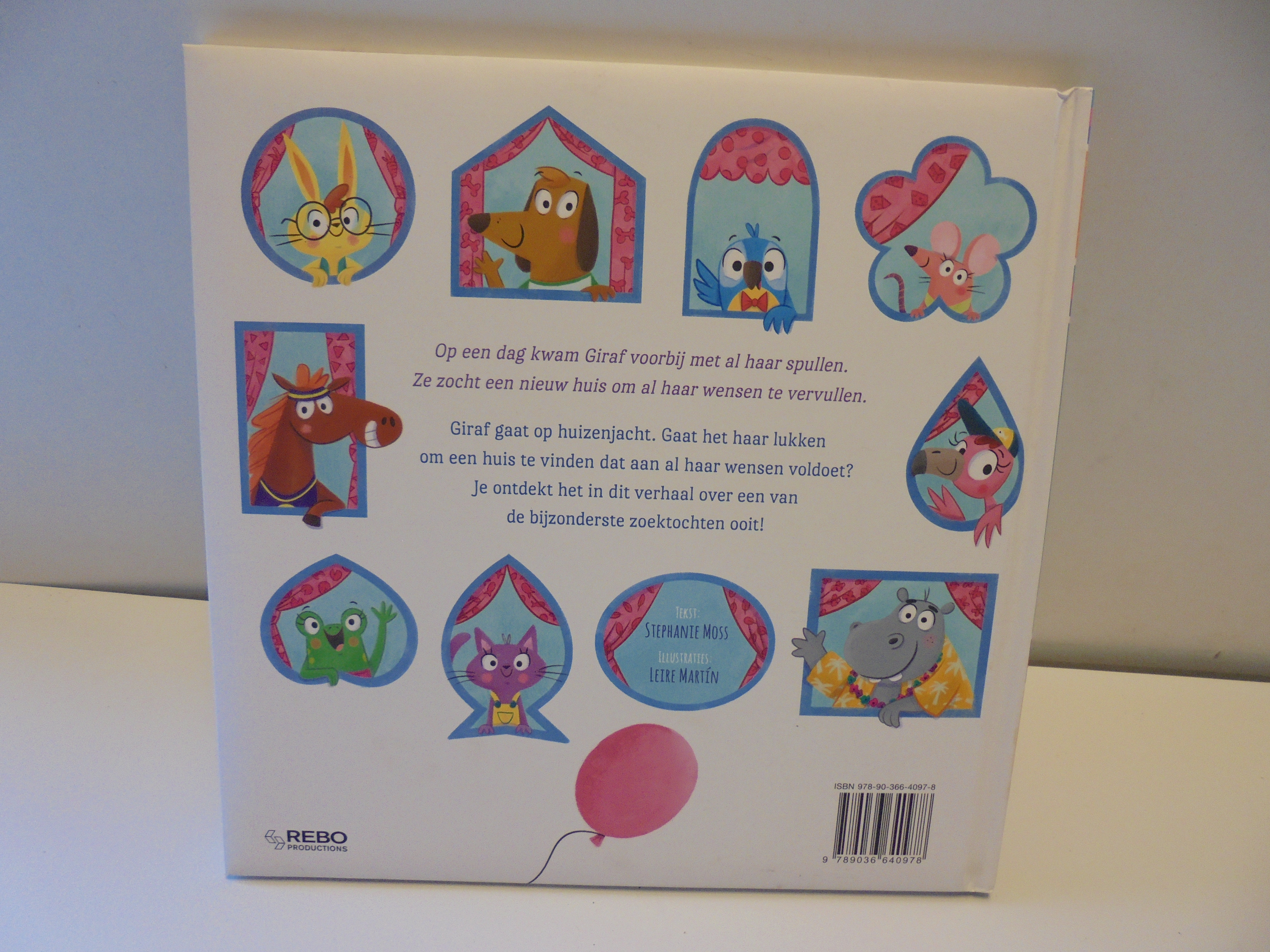 Voorlees Boek Giraf afm 26x26 cm prijs per stuk