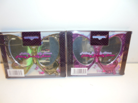 folding Butterfly Mirror  4 kleur 13 x 10 cm prijs per stuk