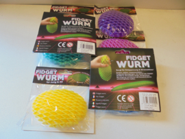 Fidget Magic Morph Worm 24 cm assorti kleur prijs per stuk