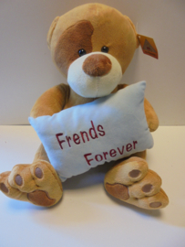 pluche beer frends forever blauw 40 cm prijs per stuk