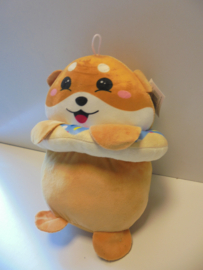 pluche hamster met zwem band 28 cm prijs per stuk