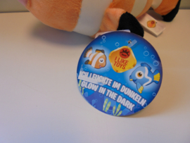 pluche clown vis  glow in the dark 22 cm prijs per stuk