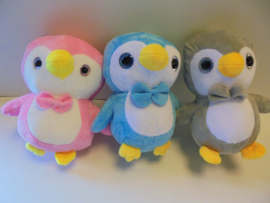 pluche pinguïn 3 kleur 20 cm prijs per stuk