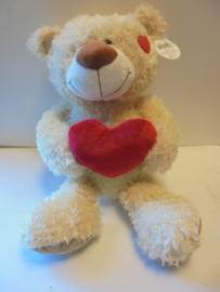 pluche Beer love met hart 55 cm prijs per stuk