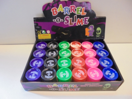 Barrel o Slime 24 stuks in display  prijs per display a 24 stuks