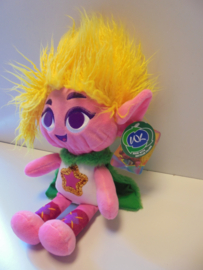 wl pluche trol geel 32 cm prijs per stuk