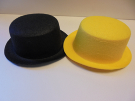 hoed middel 22x18x8 cm 2 kleur prijs per stuk
