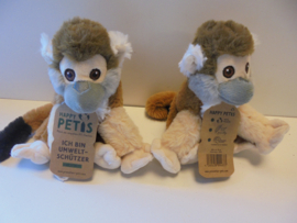 pluche Happy Petis aapjes 18 cm prijs per stuk