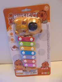 music capybara xylofoon 28x16 cm prijs per stuk