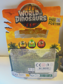 World of Dinosaurs 3 kleur 22x14 cm prijs per stuk